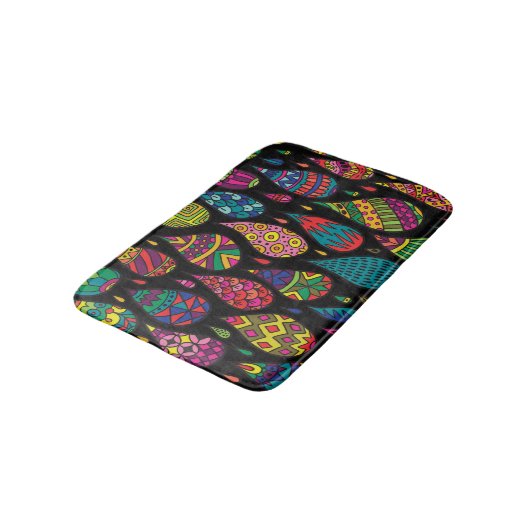 Bloemenelegantie, abstracte achtergrond. badmat (Gekanteld)