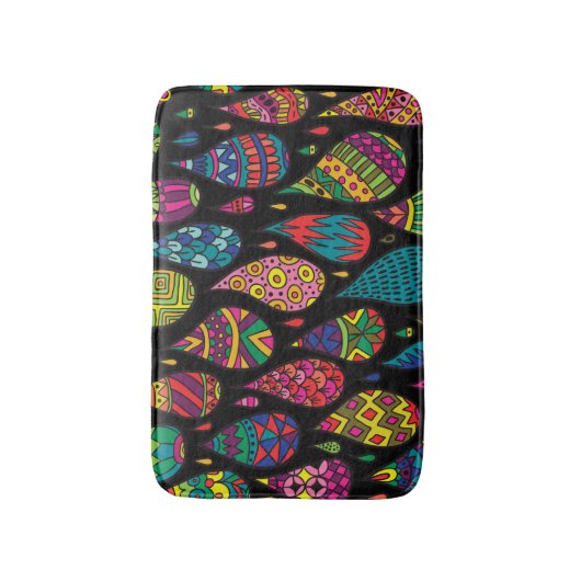 Bloemenelegantie, abstracte achtergrond. badmat (Voorkant Verticaal)