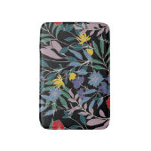 Bloemenelegantie: Abstracte achtergrond Badmat (Voorkant Verticaal)