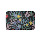 Bloemenelegantie: Abstracte achtergrond Badmat (Voorkant)