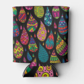 Bloemenelegantie, abstracte achtergrond. blikjeskoeler (Voorkant)