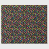 Bloemenelegantie, abstracte achtergrond. cadeaupapier (Vlak)