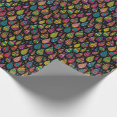 Bloemenelegantie, abstracte achtergrond. cadeaupapier (Hoek)