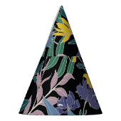 Bloemenelegantie: Abstracte achtergrond Feesthoedjes (Links)
