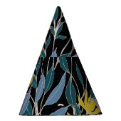 Bloemenelegantie: Abstracte achtergrond Feesthoedjes (Rechts)