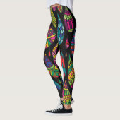 Bloemenelegantie, abstracte achtergrond. leggings (Links)