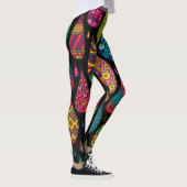 Bloemenelegantie, abstracte achtergrond. leggings (Rechts)