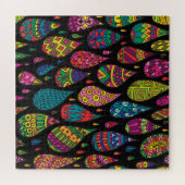 Bloemenelegantie, abstracte achtergrond. legpuzzel (Horizontaal)