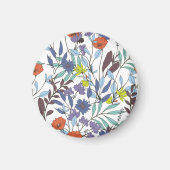 Bloemenelegantie, Abstracte achtergrond. Magneet (Voorkant)