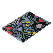 Bloemenelegantie: Abstracte  achtergrond Notitieboek (Linkerzijde)