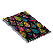 Bloemenelegantie, abstracte achtergrond. notitieboek (Rechterzijde)