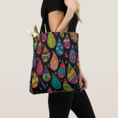 Bloemenelegantie, abstracte achtergrond. tote bag (Dichtbij)