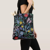 Bloemenelegantie: Abstracte  achtergrond Tote Bag (Dichtbij)