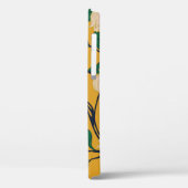 Bloemenelegantie:  bladpatroon. Case-Mate iPhone case (Achterkant / Links)