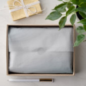 Bloemenelegantie Moderne Abstracte Blauwe Fractal  Tissuepapier (Geschenk)