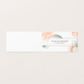 bloemenelegantie rust in rust gevouwen kaart (Buitenkant ongevouwen)