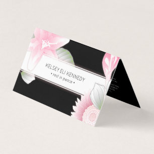  bloemenelegantie rust in rust gevouwen kaart