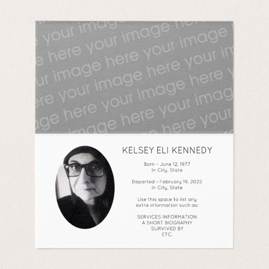 bloemenelegantie rust in rust gevouwen kaart (Binnenkant ongevouwen)