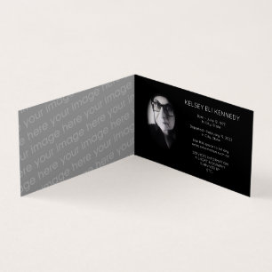 bloemenelegantie rust in rust gevouwen kaart