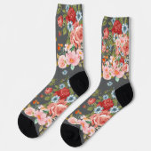 bloemenelegantie sokken (Links)