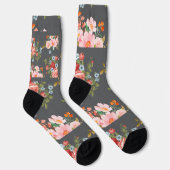bloemenelegantie sokken (Rechts)