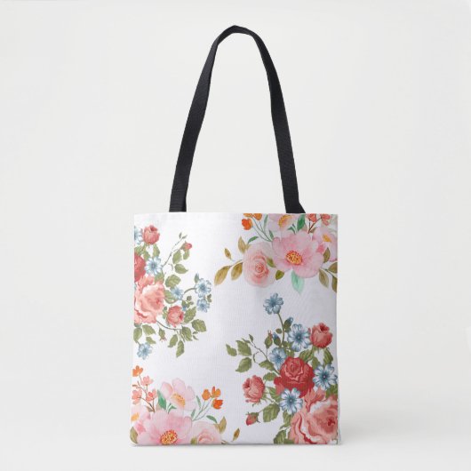  bloemenelegantie tote bag (Voorkant)