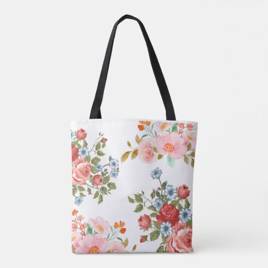 bloemenelegantie tote bag (Achterkant)