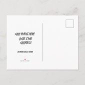 Bloemenelegantie: Viering in bloei Uitnodiging Briefkaart (Achterkant)