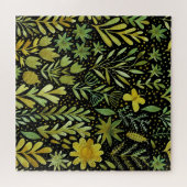 Bloemenelegantie:  Waterverf Legpuzzel (Horizontaal)