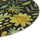 Bloemenelegantie:  Waterverf Snijplank (Hoek)