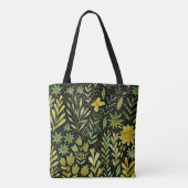 Bloemenelegantie: Waterverf Tote Bag (Achterkant)