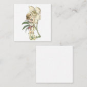 Bloemenelf Opgevouwen Briefkaart (Voorkant / Achterkant)