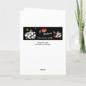 Bloemenelf verjaardagskaart - voeg eigen groet toe kaart (Achterkant)