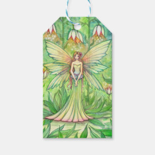 Bloemenelfen fantasie kunst cadeaukaartjes cadeaulabel