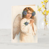  bloemenengel kaart (Gele Bloem)