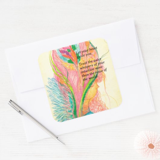  Bloemenengel Sticker (Envelop)