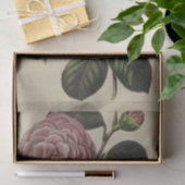  Bloemenephemera Decoupage Paarse Rozen Tissuepapier (Geschenk)