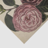  Bloemenephemera Decoupage Paarse Rozen Tissuepapier (Detail)