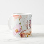 bloemenessentieparfum koffiemok (Voorkant links)