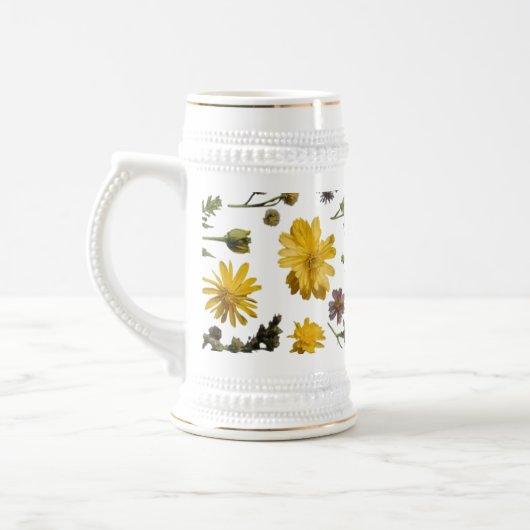Bloemenexplosie 22 oz Stein Mok Design (Links)