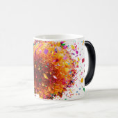 Bloemenexplosie Morphing Mok - 11 oz Mok (Voorkant rechts)