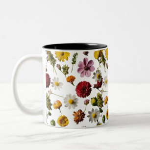 Bloemenexplosie Twee-Tone Mok (11 oz) - Een uitbar