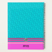  Bloemenfamilie Vrolijke Inspirativiteitskunstwerk Planner (Achterkant)