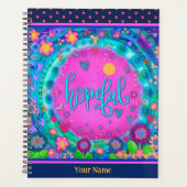  Bloemenfamilie Vrolijke Inspirativiteitskunstwerk Planner (Voorkant)