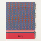  Bloemenfamilie Vrolijke Inspirativiteitskunstwerk Planner (Achterkant)