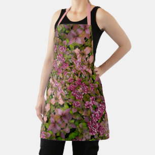 BLOEMENFANTASIE IN BOURGONDIË, BLEEK-ROZE EN GROEN SCHORT
