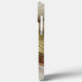 Bloemenfantasie met goudmodern Abstract fractal Case-Mate iPhone Case (Achterkant / Links)