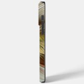 Bloemenfantasie met goudmodern Abstract fractal Case-Mate iPhone Case (Achterkant / Links)