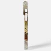 Bloemenfantasie met goudmodern Abstract fractal Case-Mate iPhone Case (Achterkant / Links)