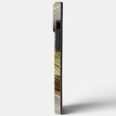 Bloemenfantasie met goudmodern Abstract fractal Case-Mate iPhone Case (Achterkant / Links)